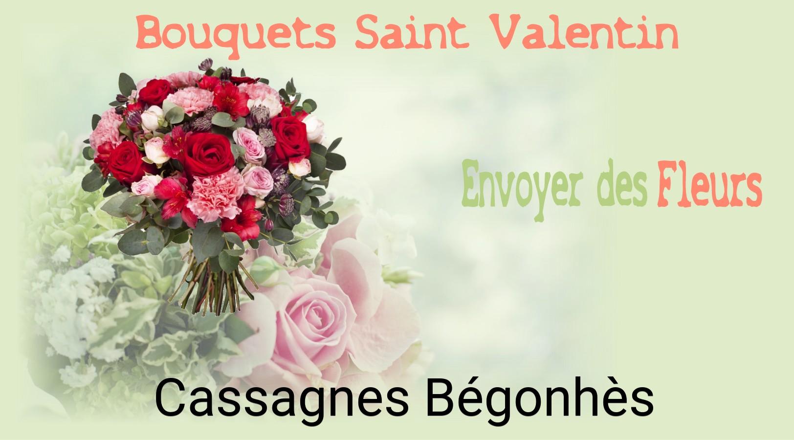 Roses de Saint-Valentin livrées à Cassagnes-Bégonhès